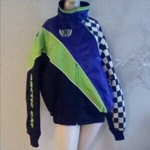 Vintage Arctic Cat  Team Mens 2 in 1Jacket  Chest 54" ( Doubled) Length 28"